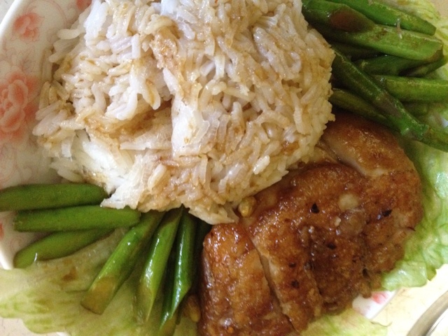 照烧鸡腿饭