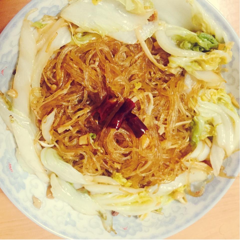 白菜炒粉丝