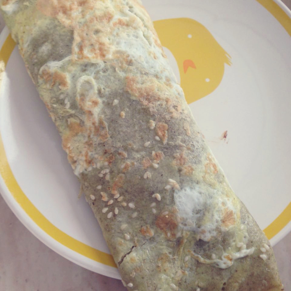 绿豆面煎饼果子