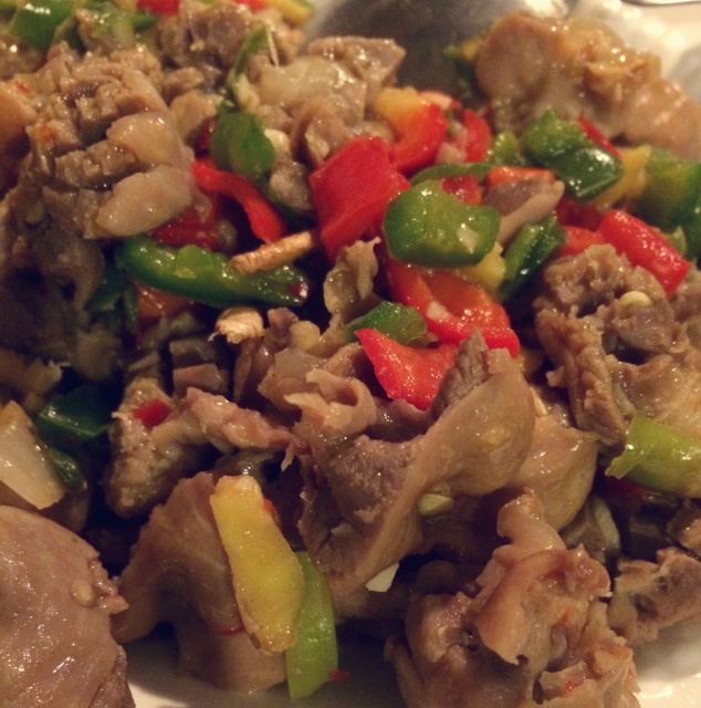 小炒鸡胗