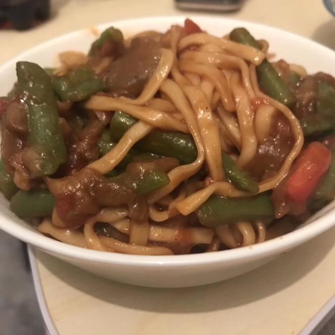 【山西面食】西红柿豆角焖面的做法