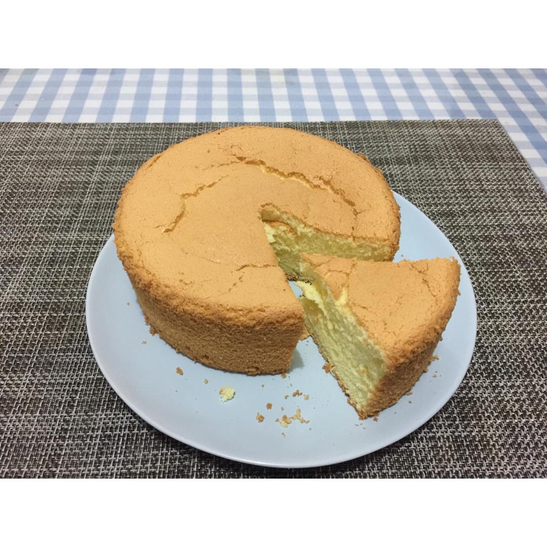 6寸原味戚风蛋糕