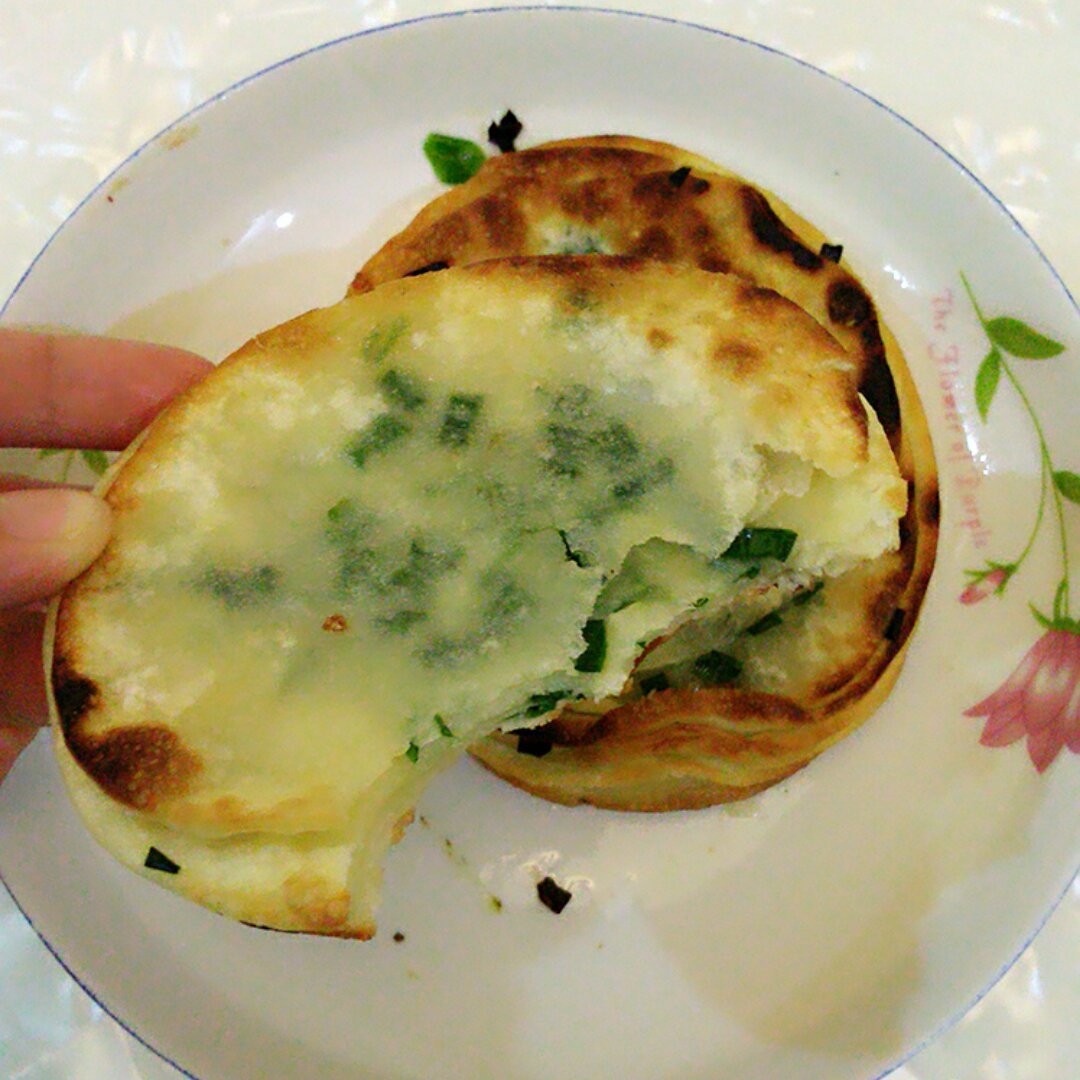 饺子皮葱油饼