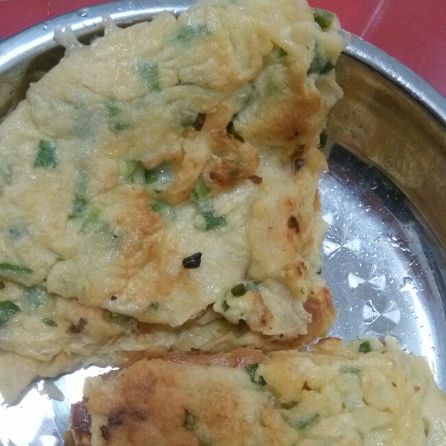 葱花鸡蛋饼