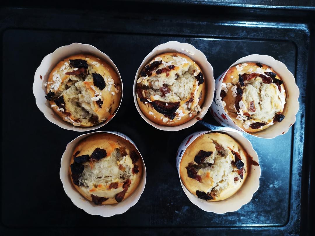 少女心的香蕉蔓越莓玛芬