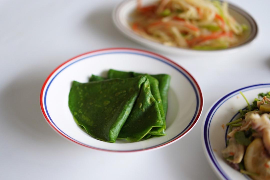 菠菜蛋饼