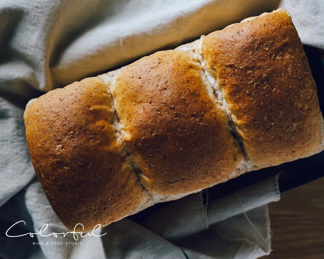 50%全麦椰子油吐司🍞的做法