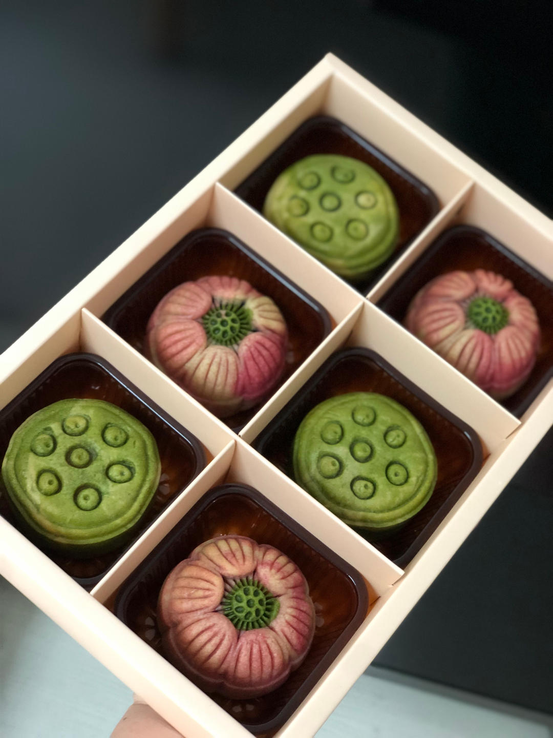 原创❗荷花🪷莲蓬广式月饼保姆级教程