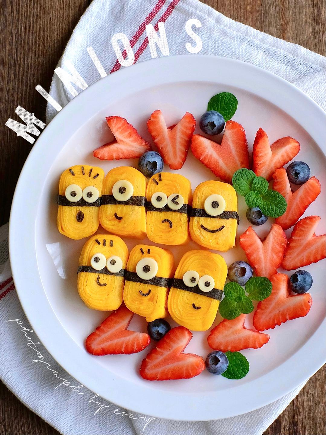 小黄人厚蛋烧💛许你和TA一样可可爱爱呀‼️的做法