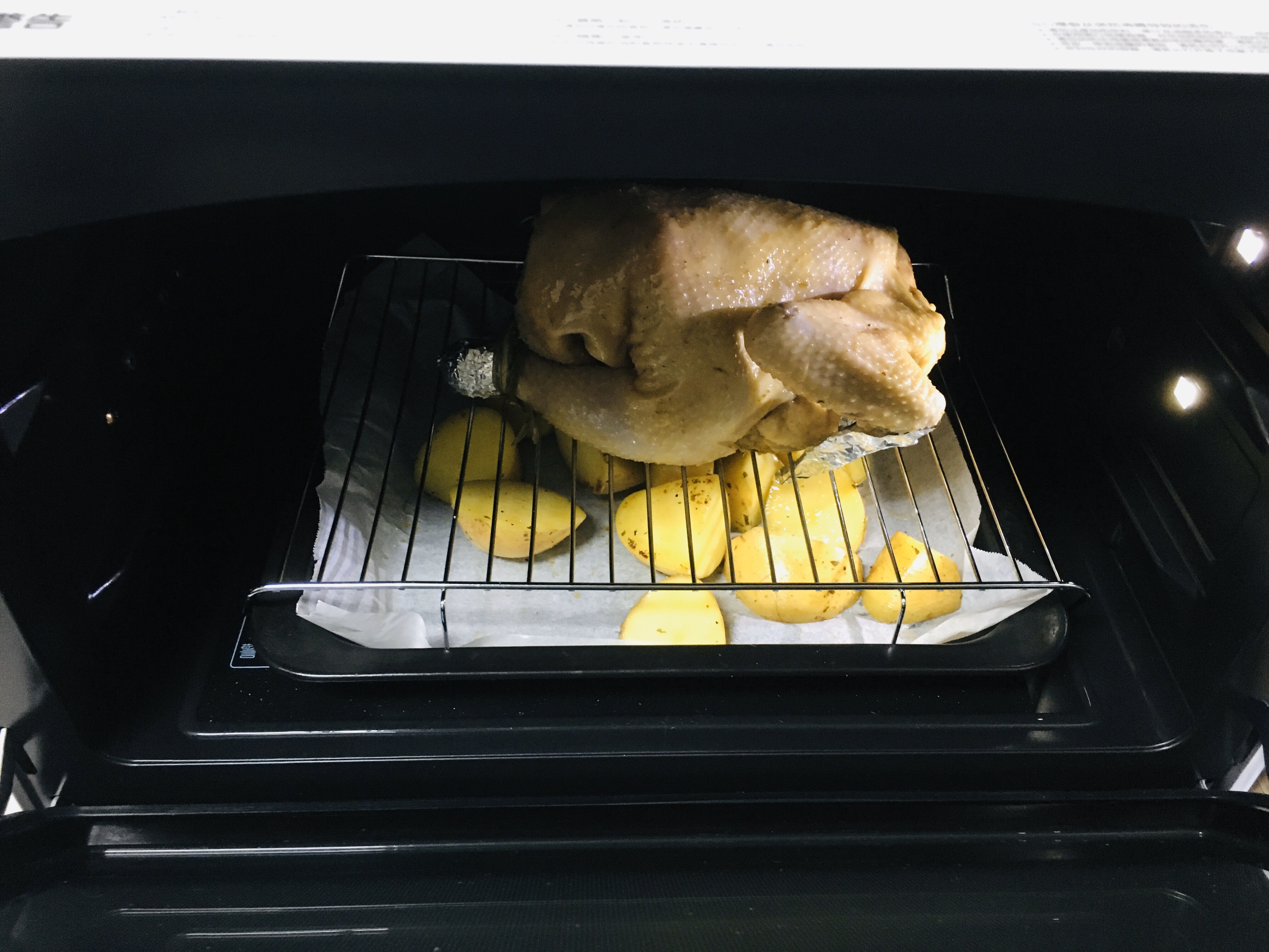水波炉脆皮烤鸡的做法 步骤12