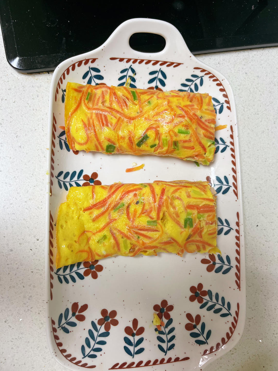 胡萝卜鸡蛋卷饼