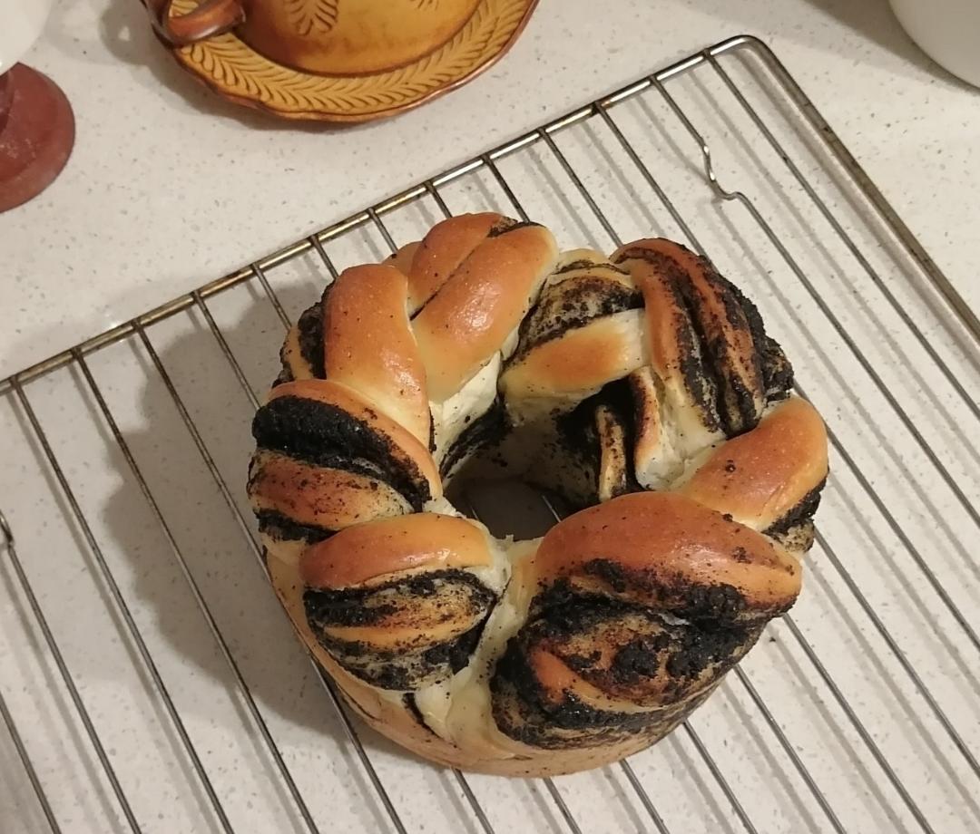 黑芝麻奶酥手撕面包
