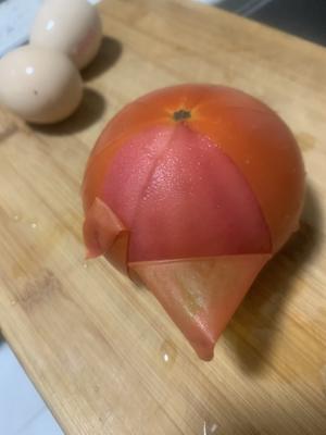 治愈系 番茄煎蛋面的做法 步骤1