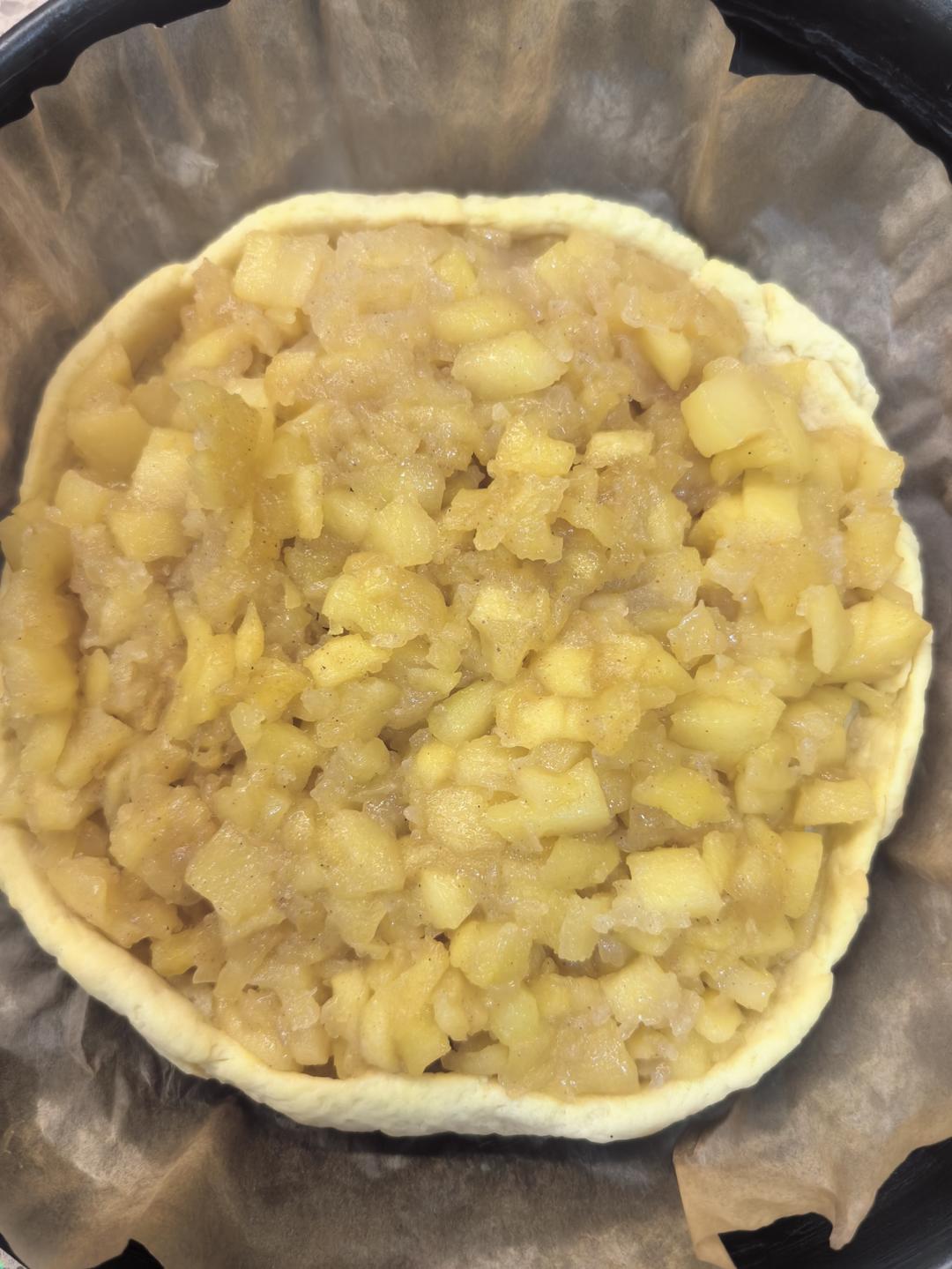 空气炸锅苹果派-6寸超简单-详细编格步骤