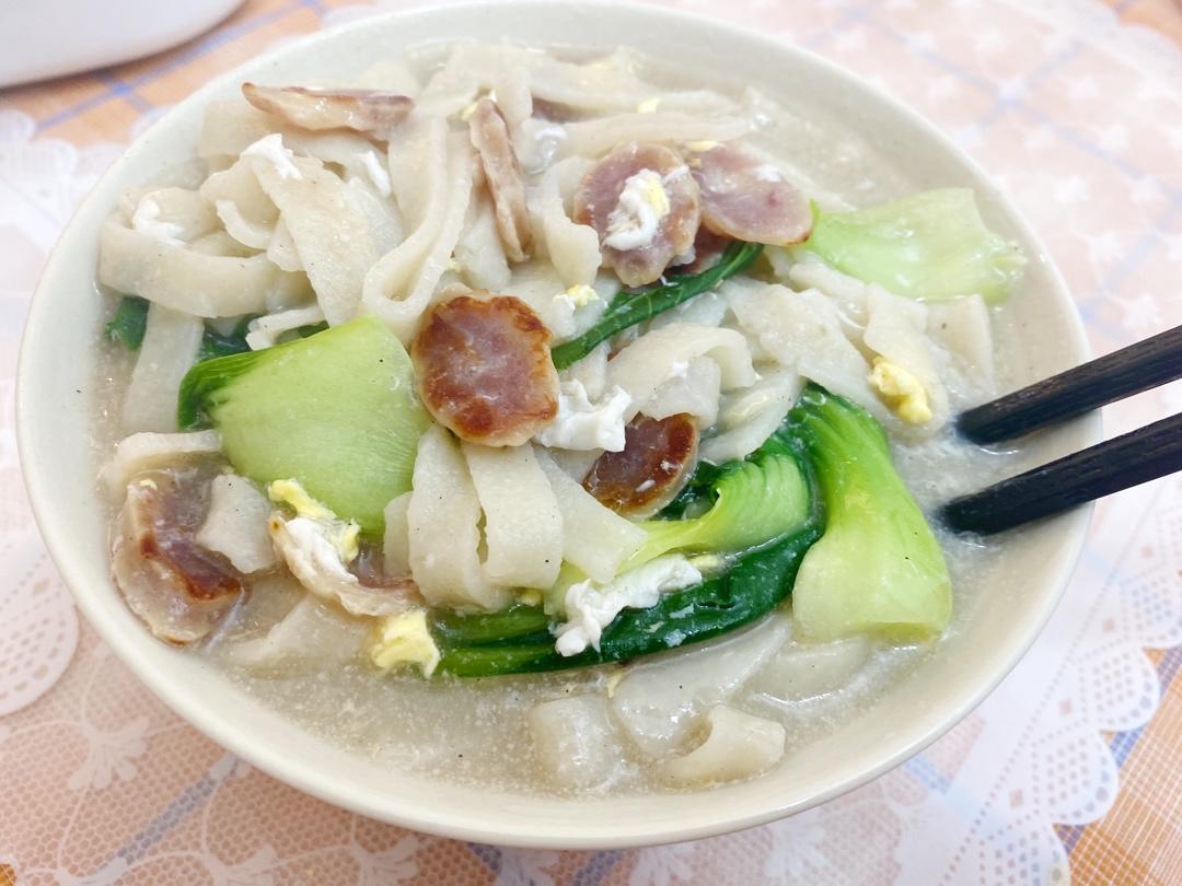 仙灵岛叶姑娘做的腊肉煮豆丝