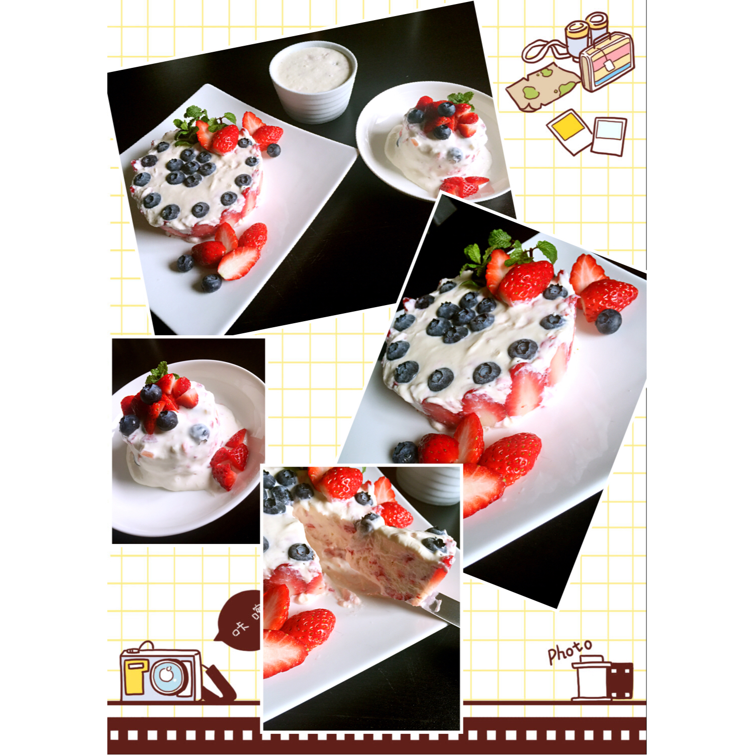 冻草莓芝士蛋糕（Berry Berry冰激凌）