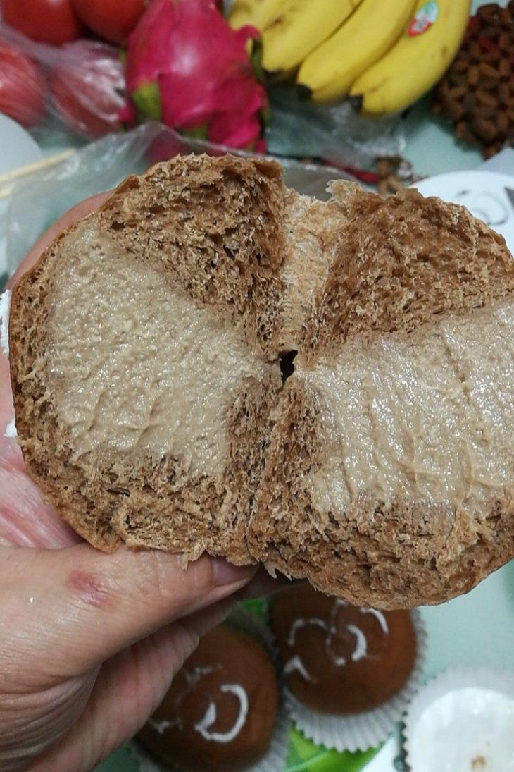 巧克力冰心面包