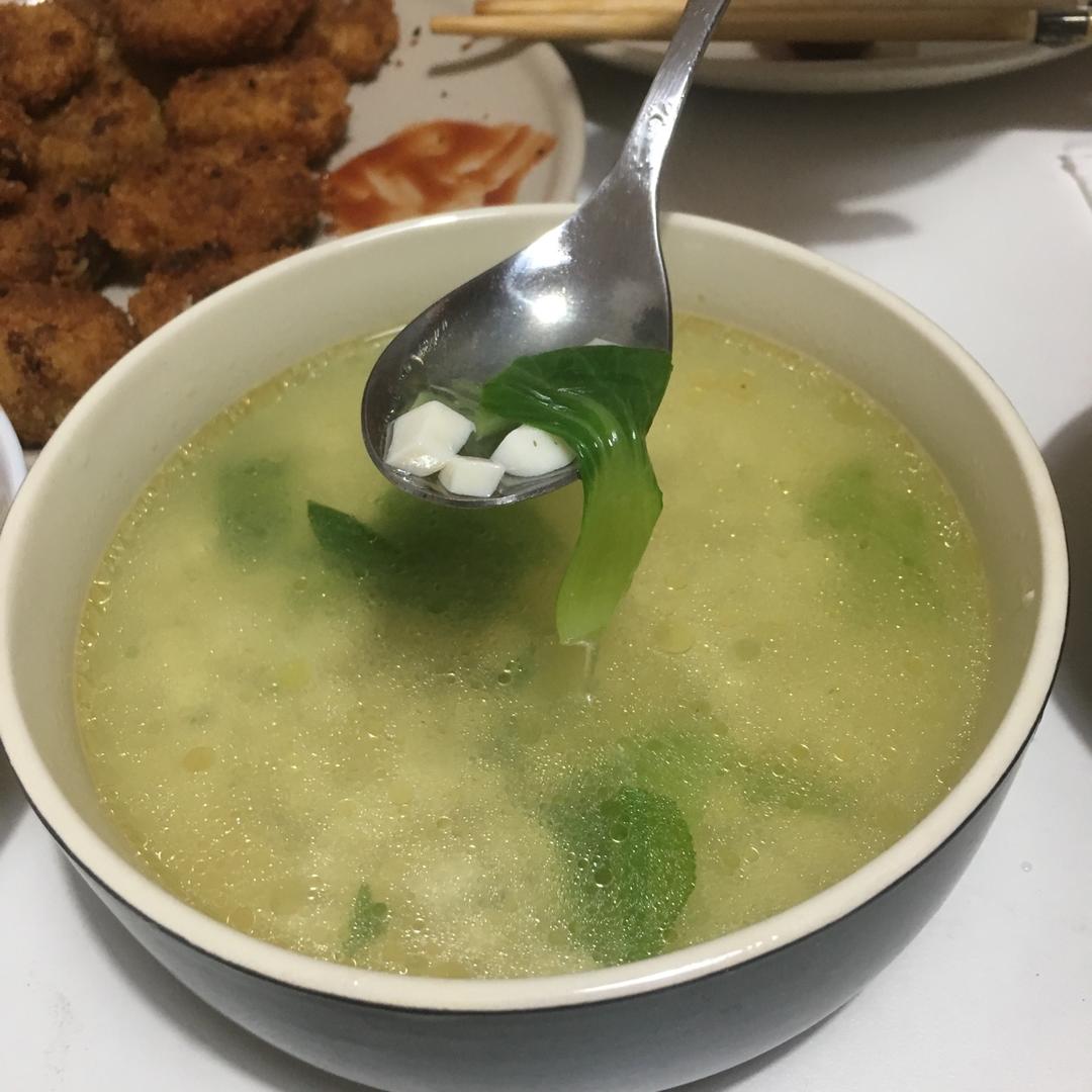 青菜豆腐汤