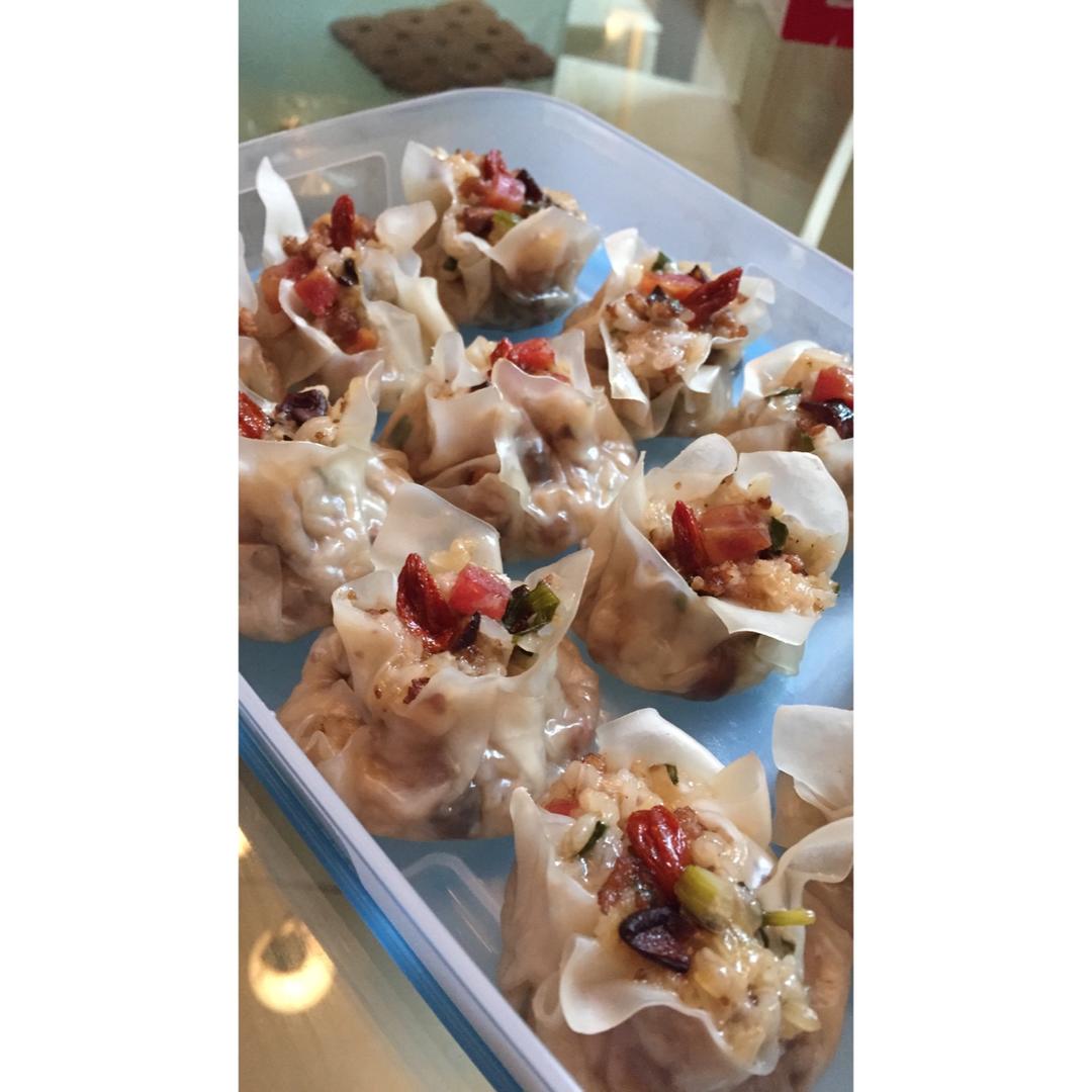 简易糯米烧卖（附烧卖包法）