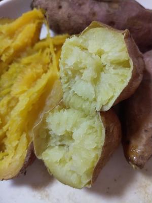 烤红薯（地瓜）微波炉版的做法 步骤3