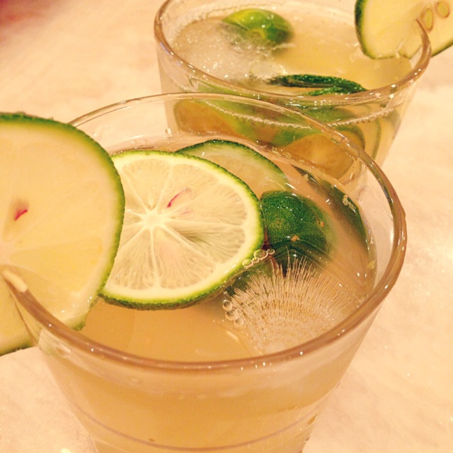 小金鱼miss_fish做的青橘柠檬冰饮/欧风冰奶茶