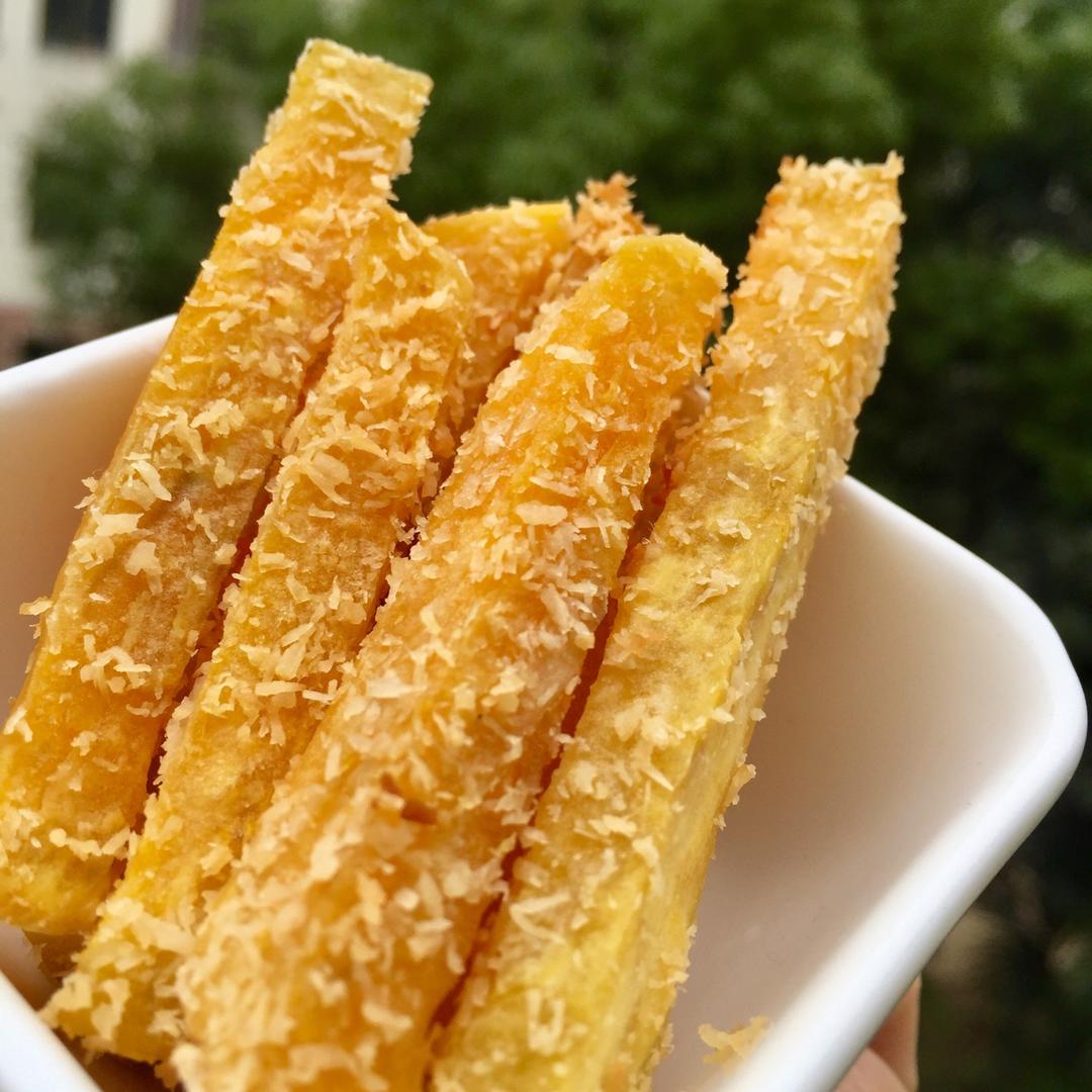 宝宝辅食：椰蓉烤地瓜