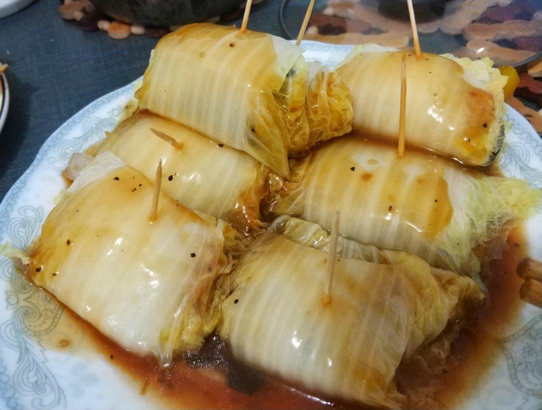 肉酿白菜卷