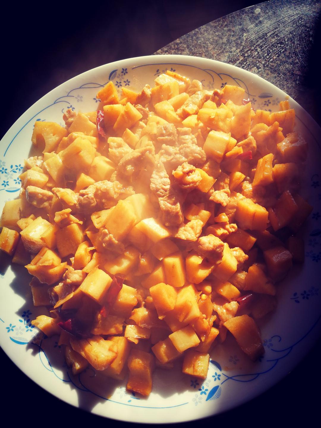 辣炒藕丁