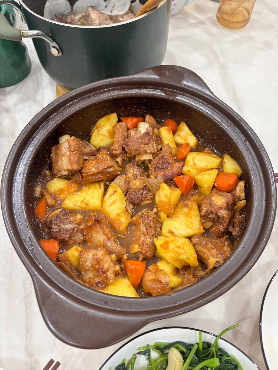 蜜汁菠萝焖排骨