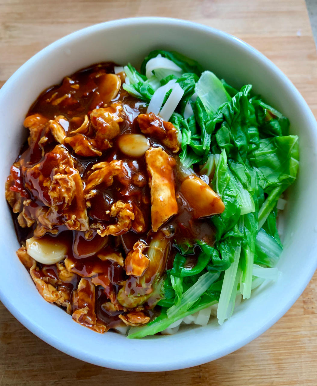 超简单鸡蛋酱拌面