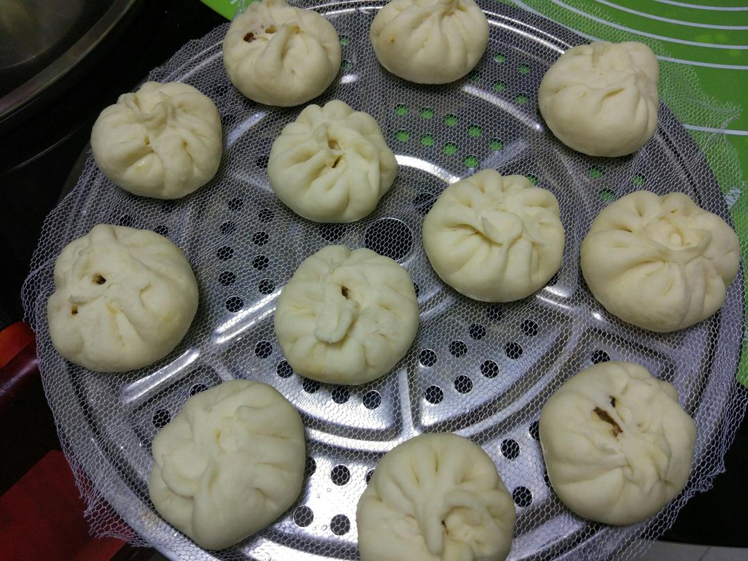 面包机发面蒸馒头