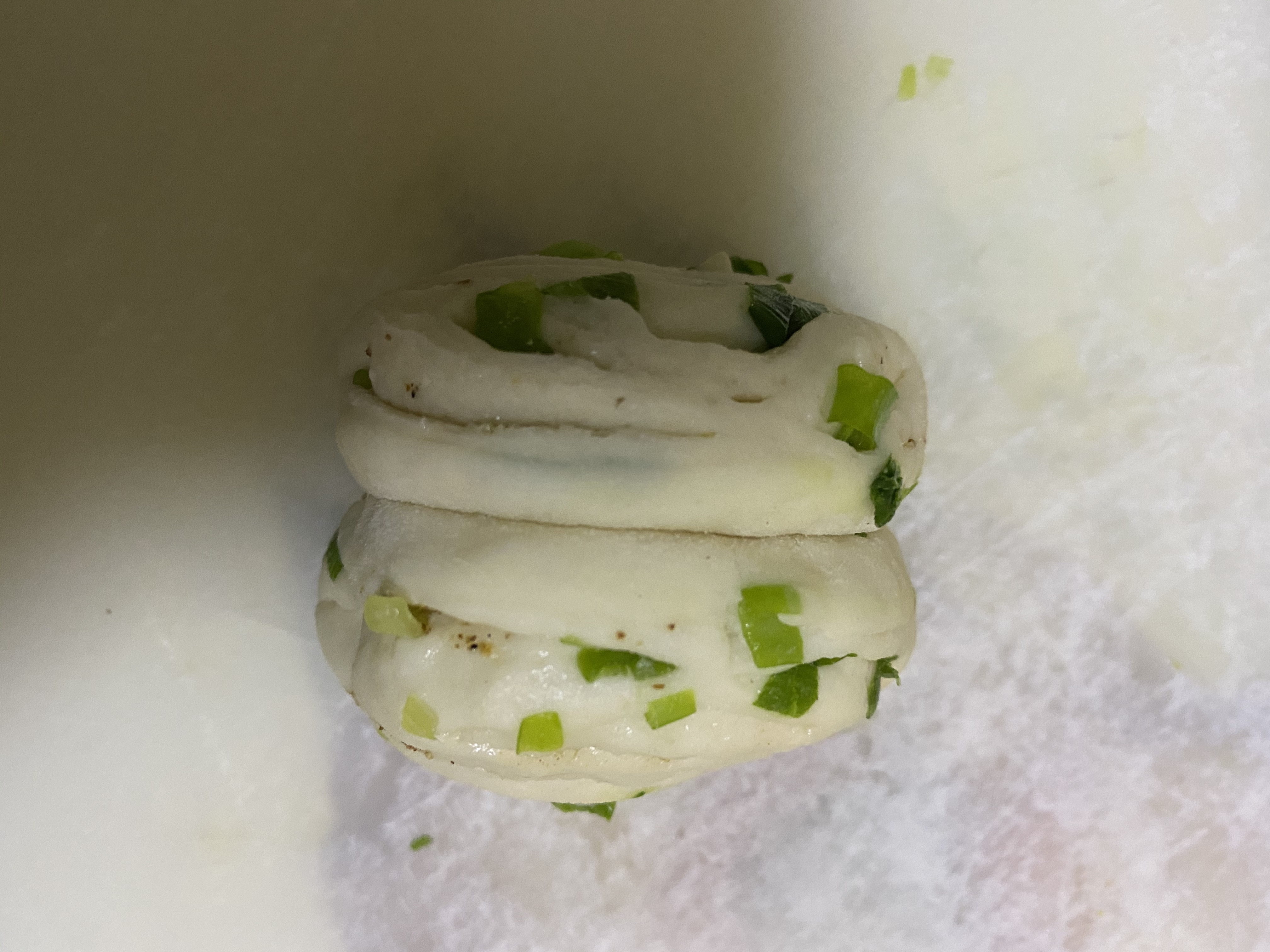 葱香椒盐花卷～一次性发酵的做法 步骤14