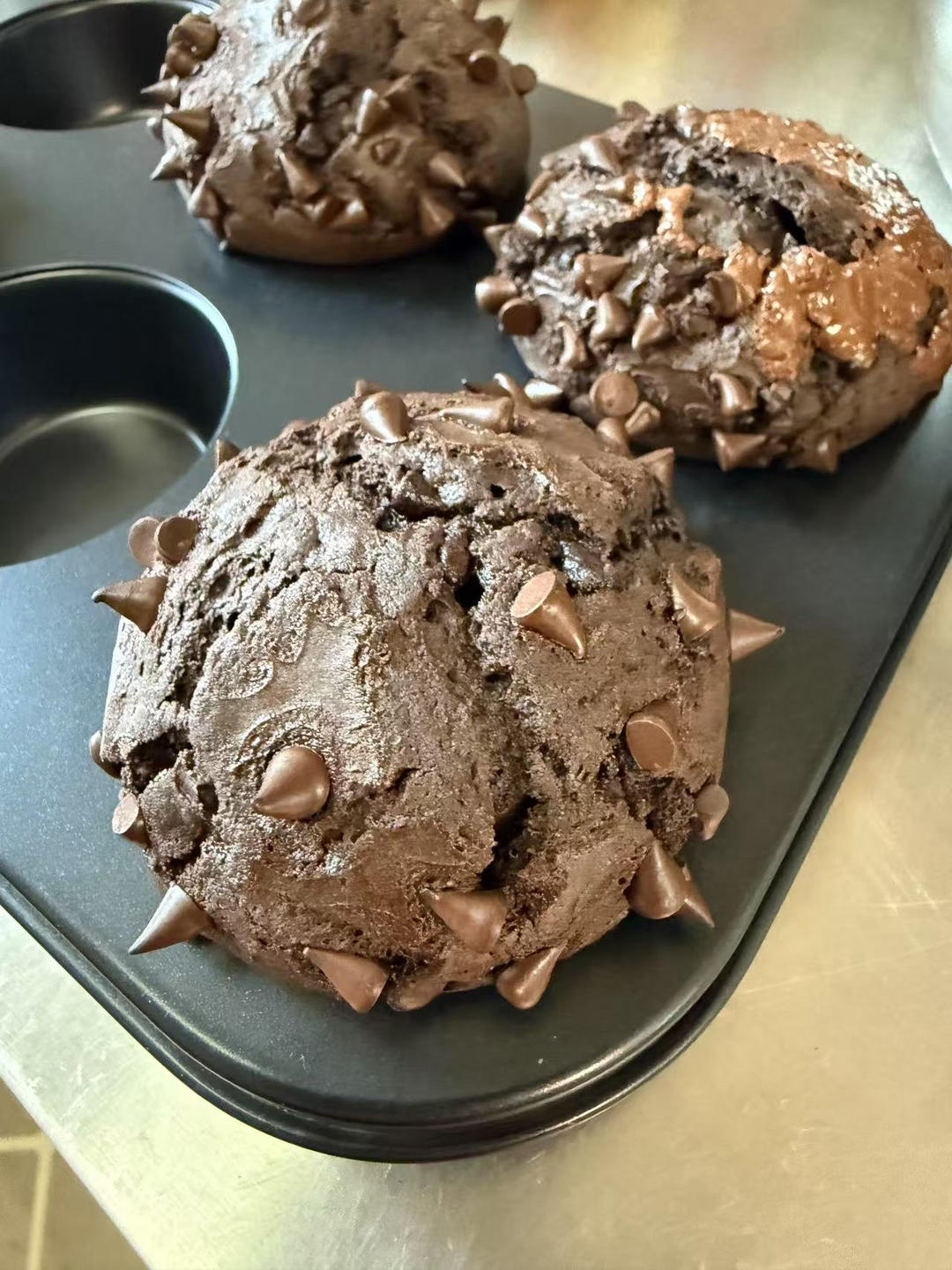 在家做巧克力蘑菇头麦芬蛋糕🍫