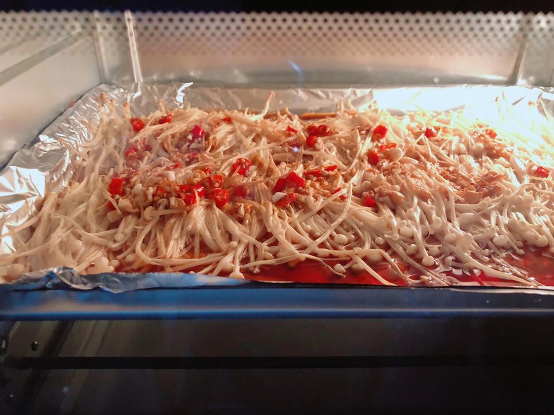 蒜蓉烤金针菇（烤箱版）