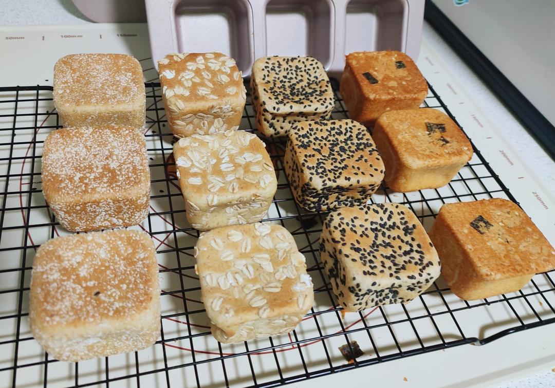 四种口味小吐司