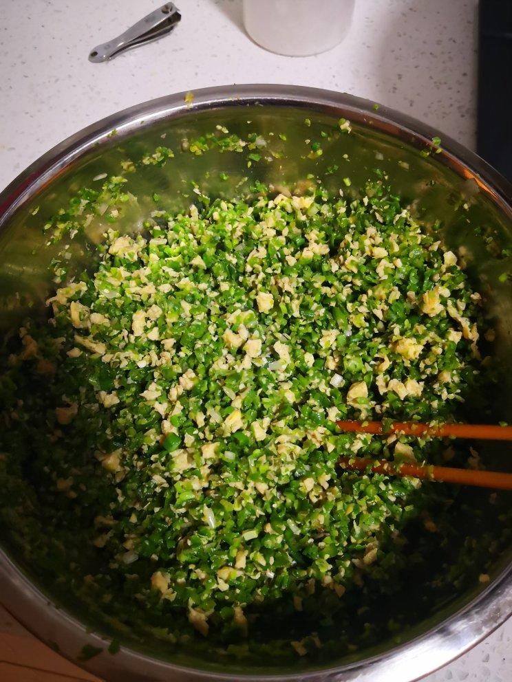 豇豆鸡蛋素饺子
