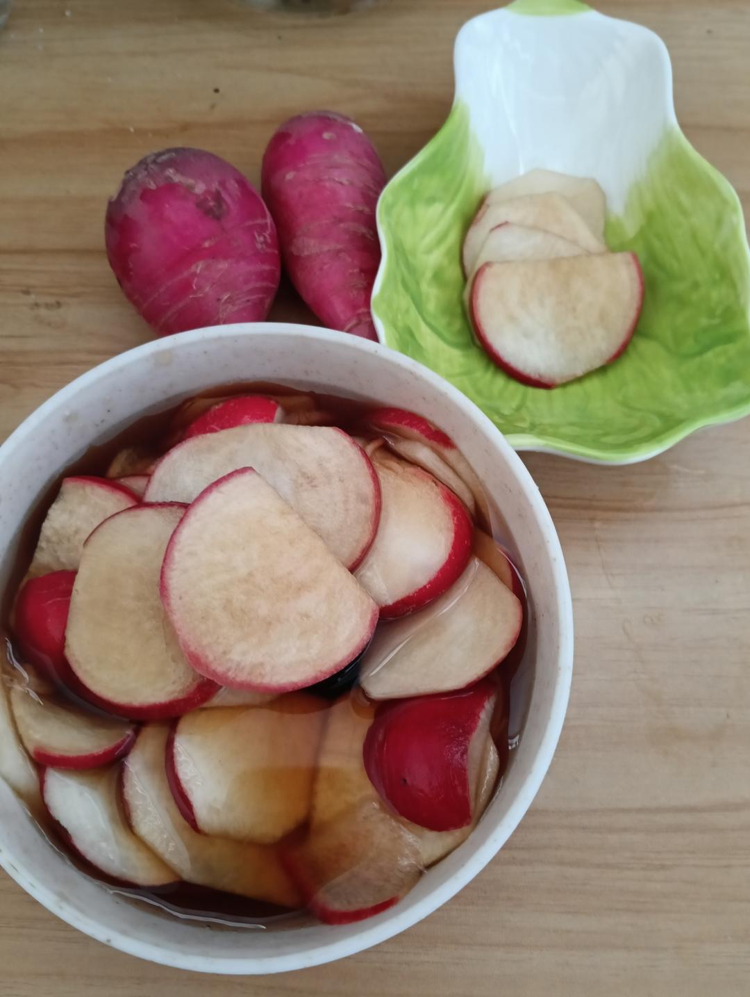 三步爽口酸酸辣辣腌萝卜片小咸菜