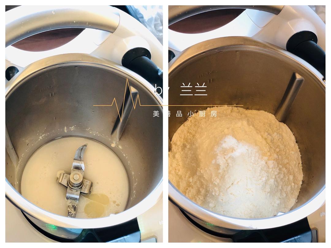 纯奶手撕吐司的做法 步骤1