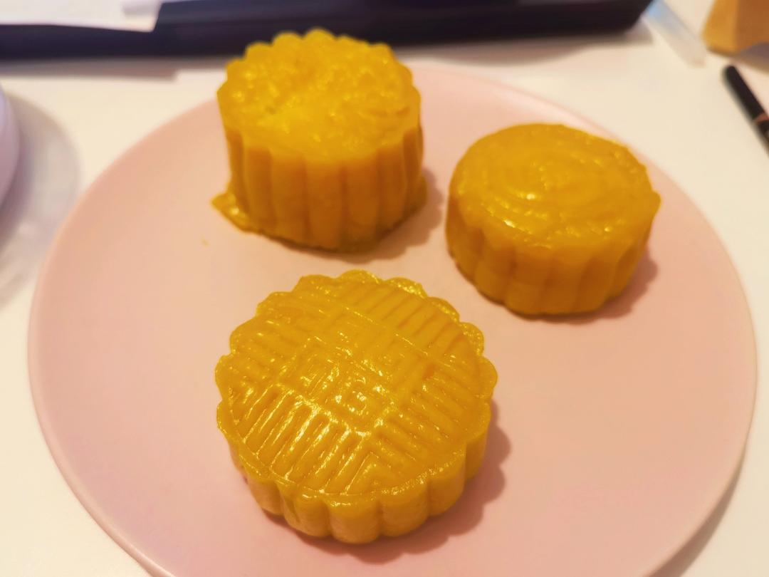 低卡低糖南瓜🎃奶黄月饼🥮