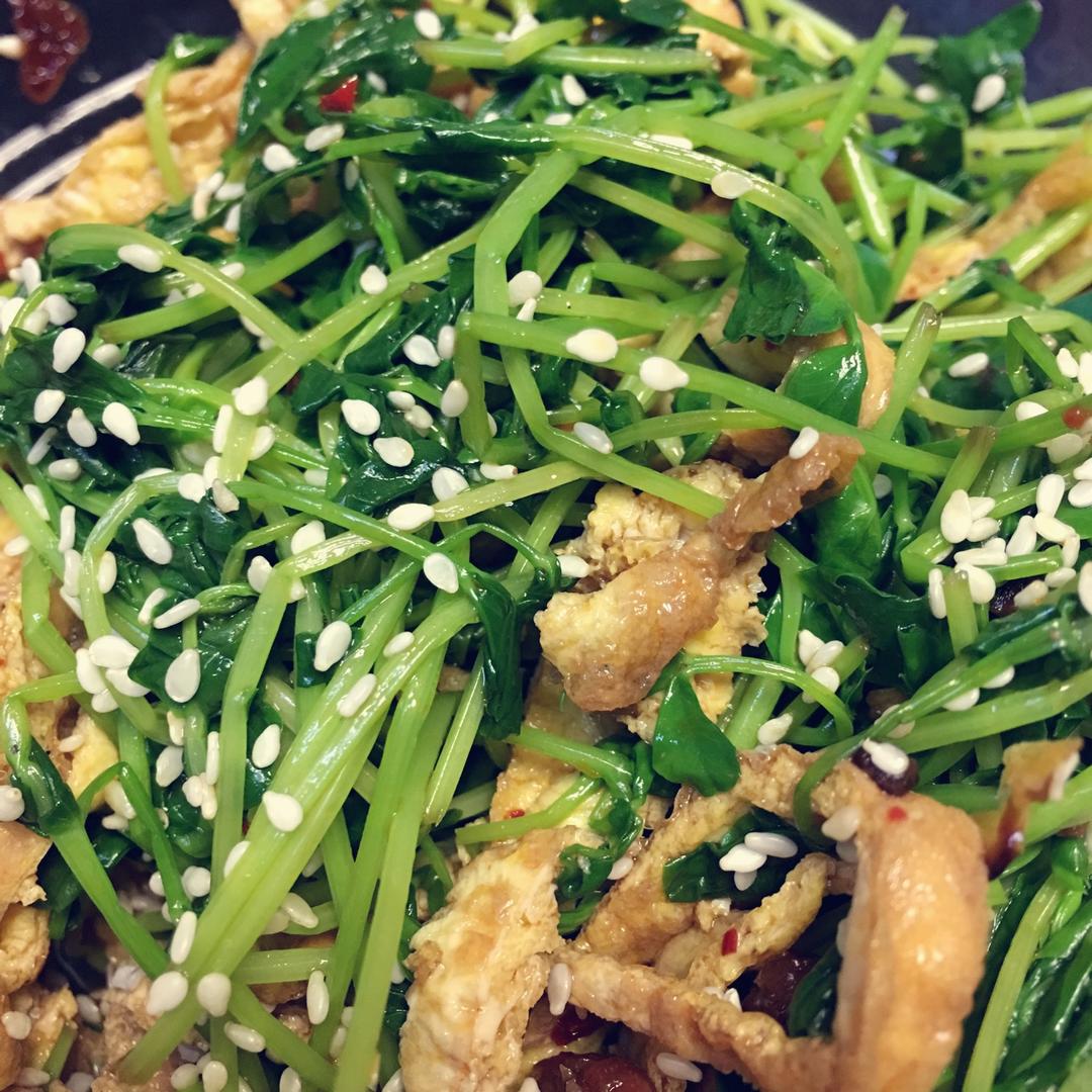 凉拌豌豆苗