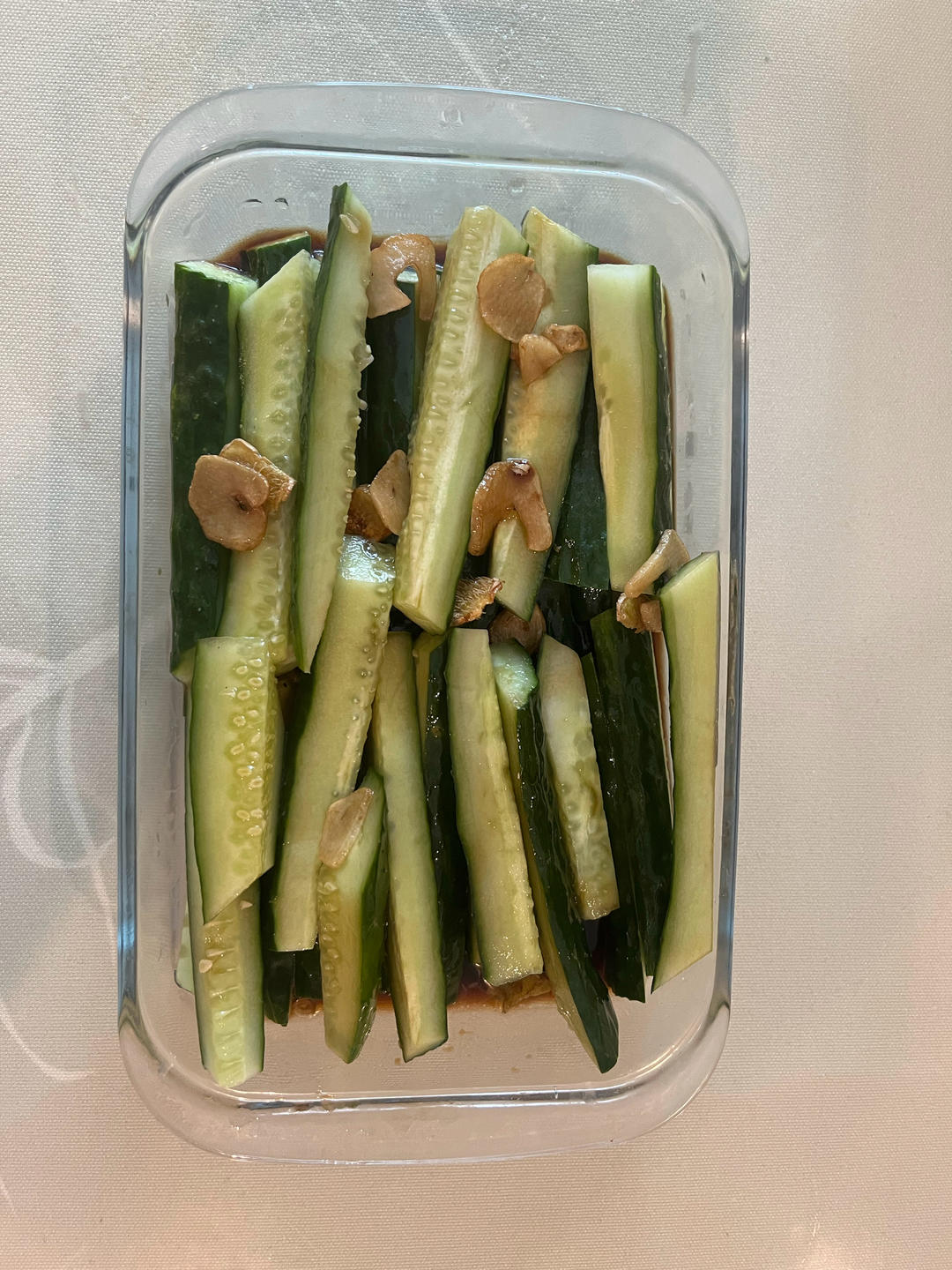 一次成功的腌青瓜，详细配方，酸辣开胃下饭
