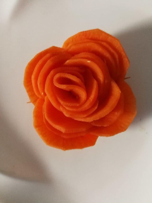 胡萝卜玫瑰花