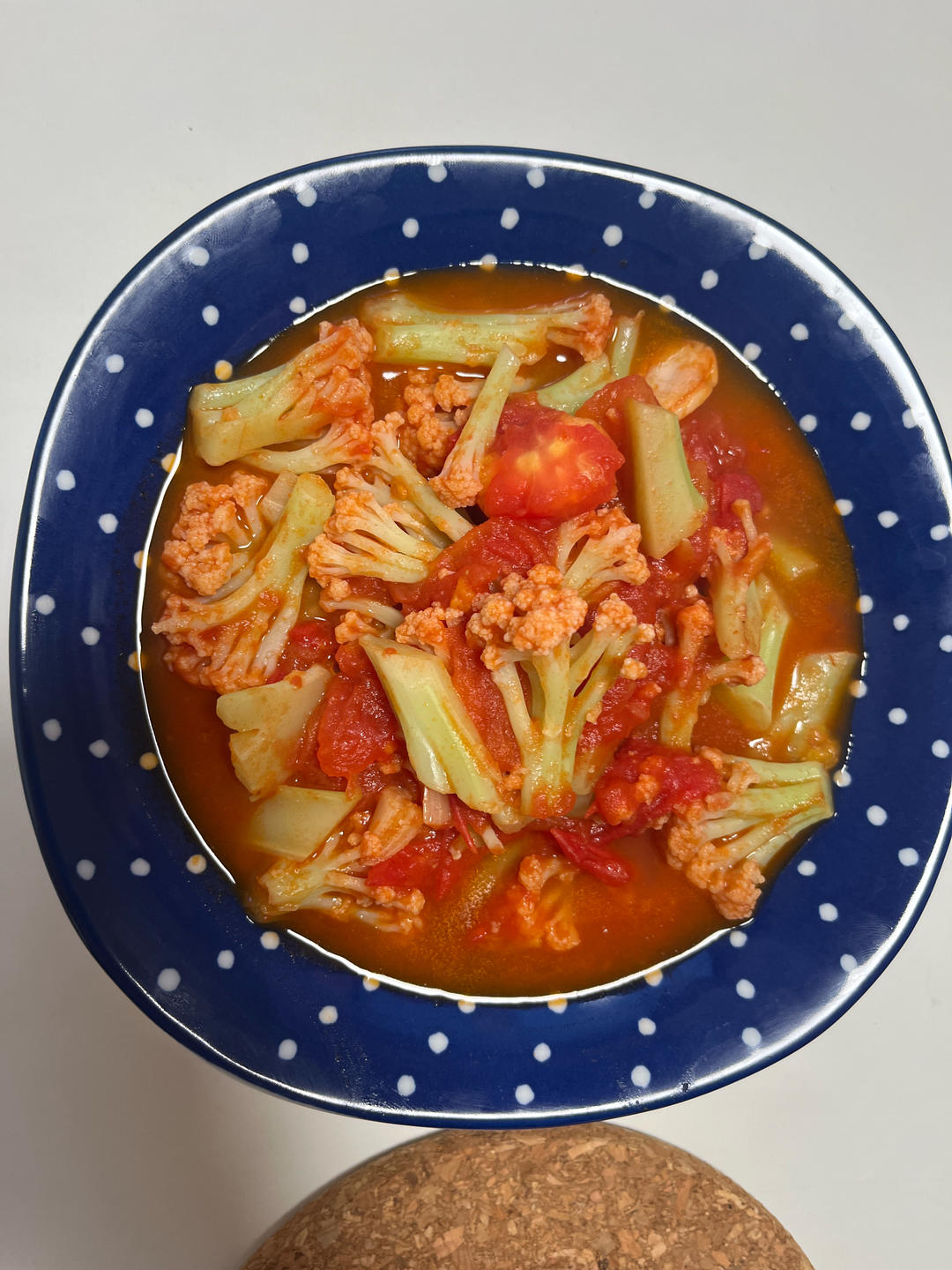 西红柿炒菜花（夏季开胃菜）