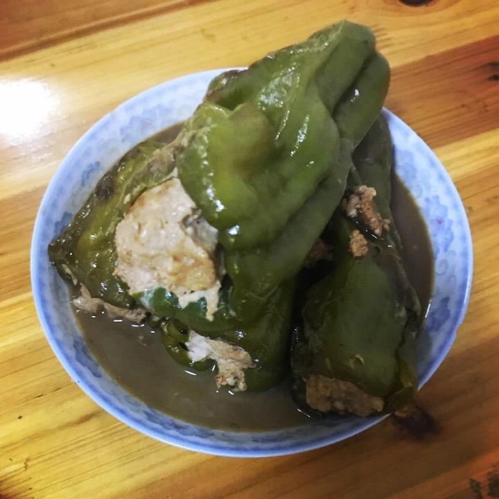 糖醋青椒酿肉
