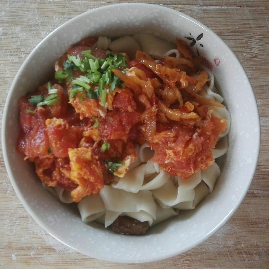 西红柿鸡蛋打卤面