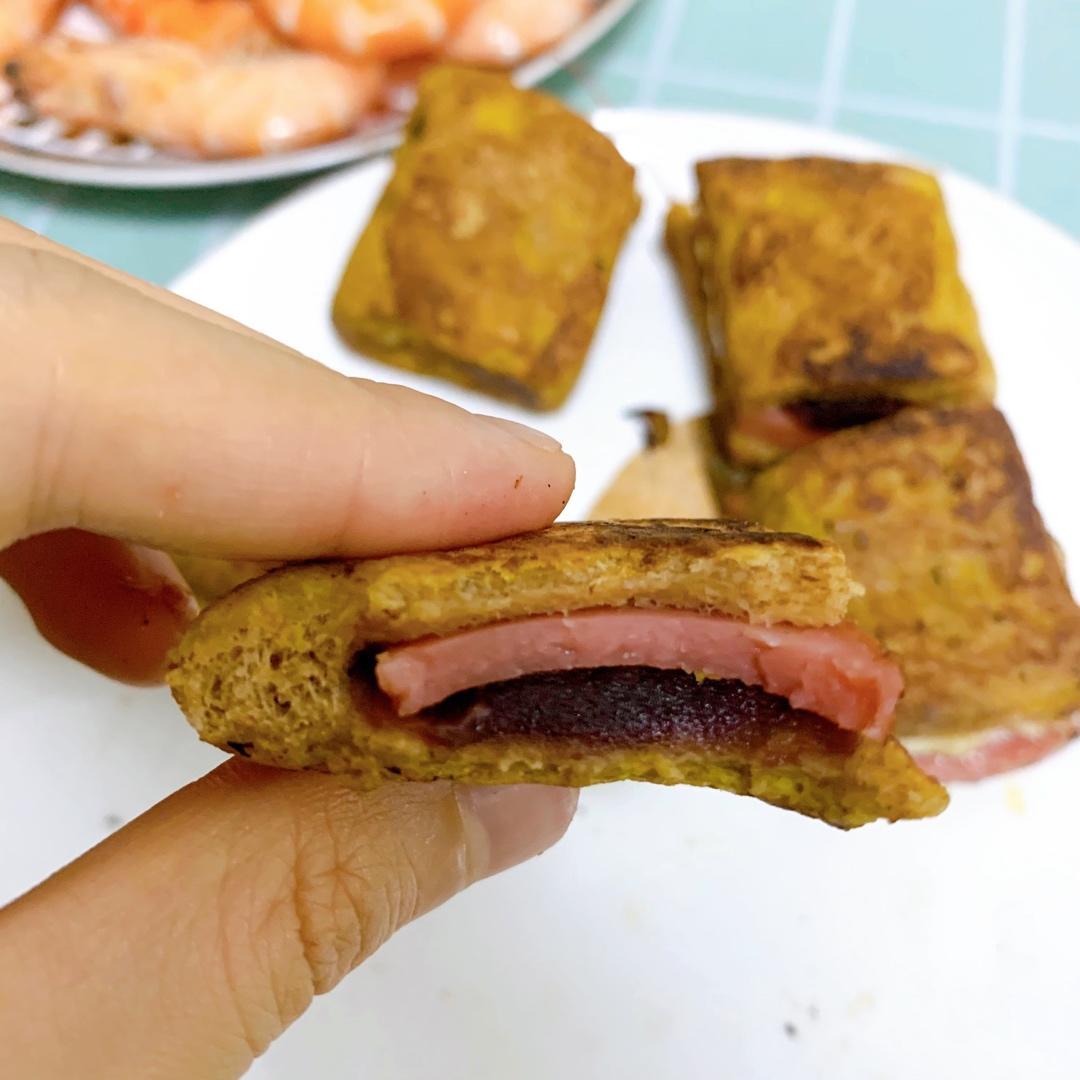不含蓄的甜与咸椰香法式厚吐司【健康一手握】——厚吐司的春天
