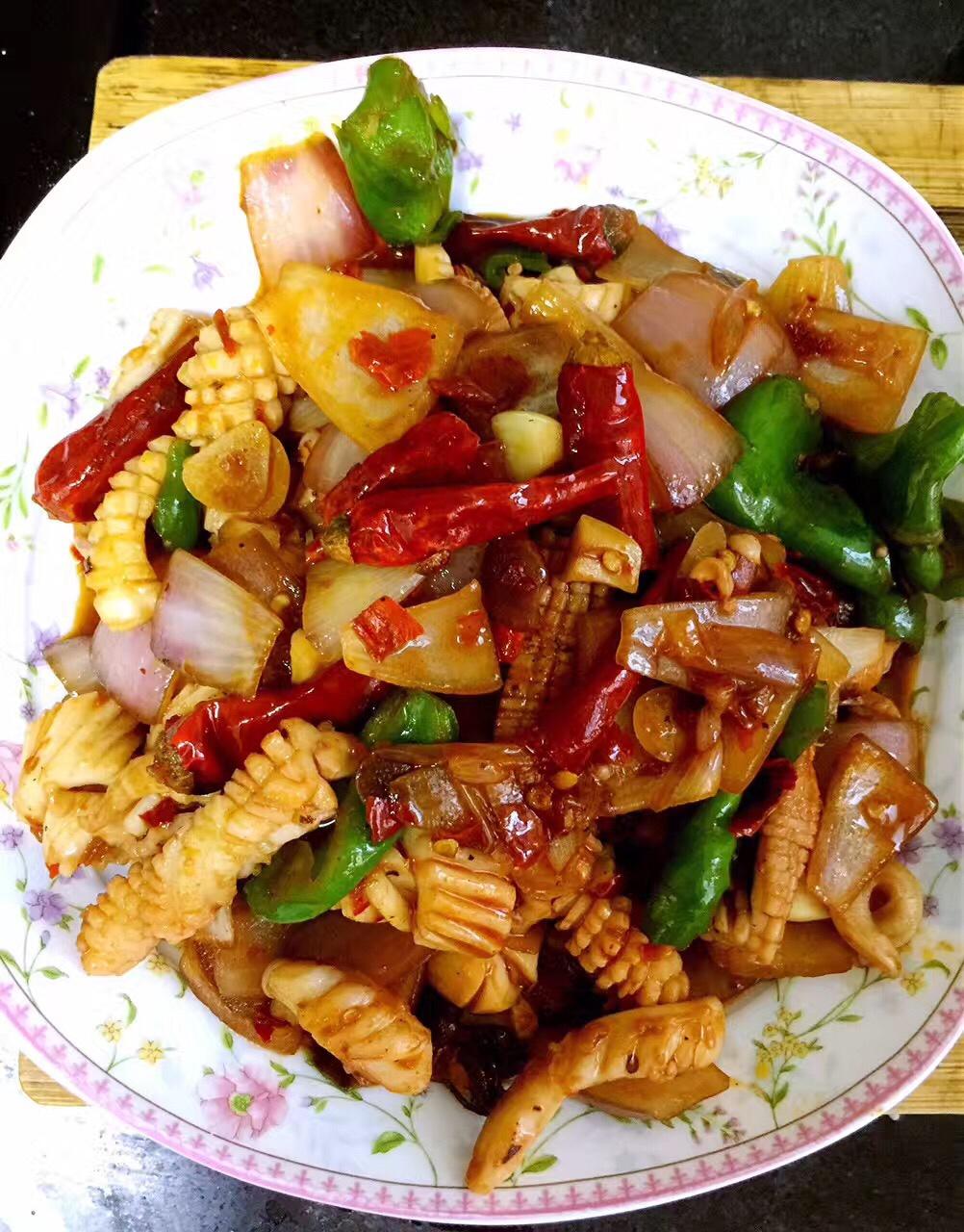 liu0224做的辣炒鱿鱼