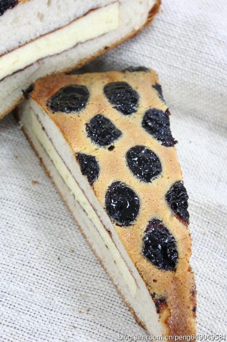 蓝莓蛋糕面包