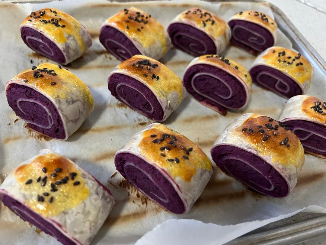 紫薯卷的做法