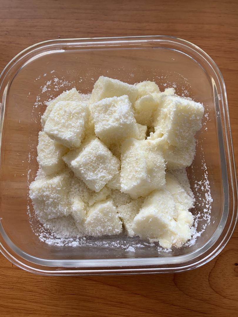 椰蓉牛奶小方